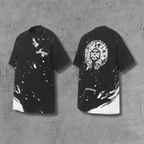 Ink Splatter Horseshoe Black T-Shirt™