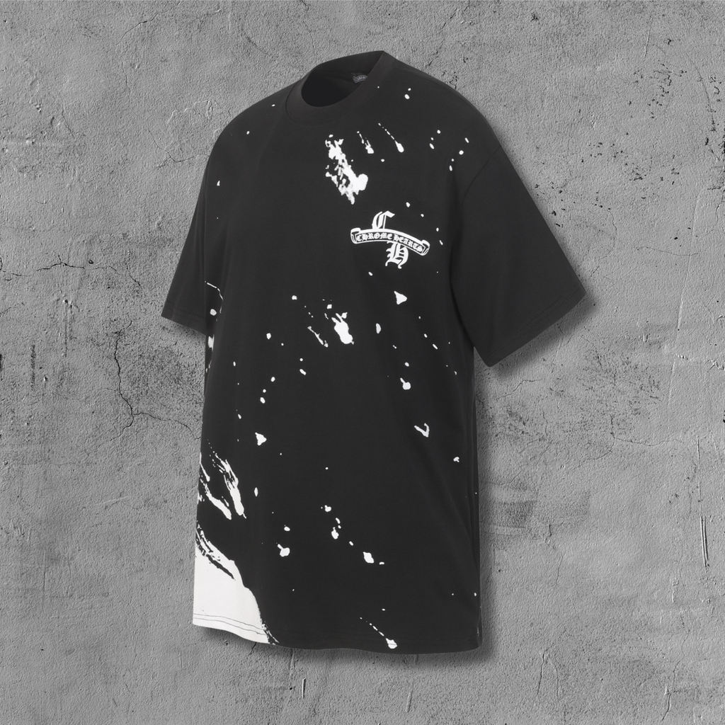 Ink Splatter Horseshoe Black T-Shirt™