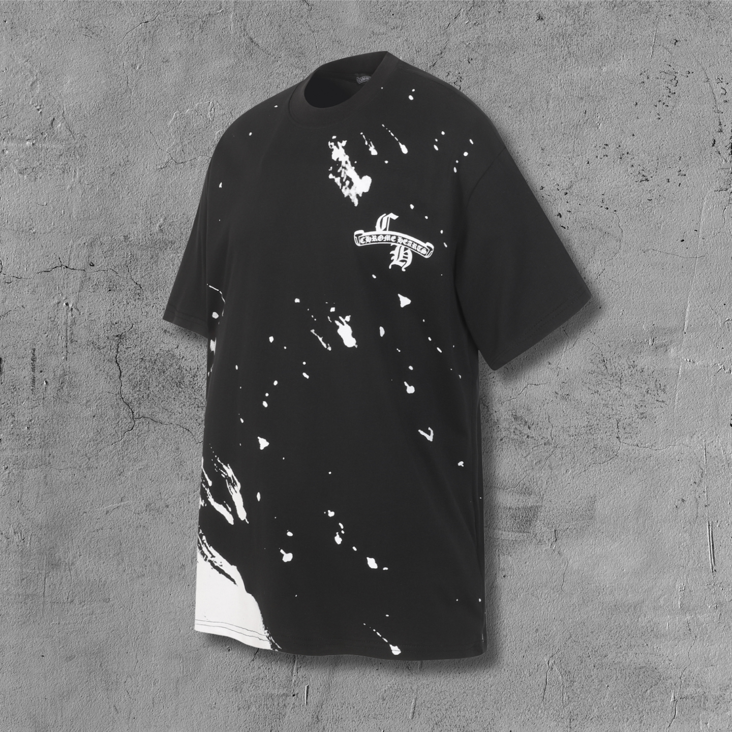Ink Splatter Horseshoe Black T-Shirt™