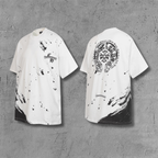 Ink Splatter Horseshoe White T-Shirt™