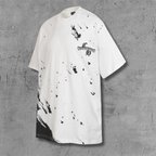 Ink Splatter Horseshoe White T-Shirt™