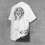 Ink Splatter Horseshoe White T-Shirt™