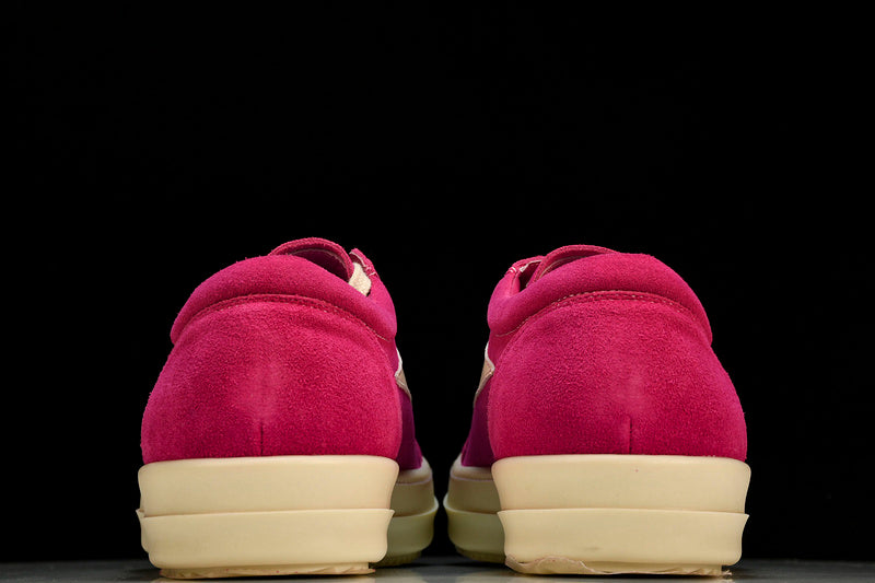 EDFU Vintage Sneaks "Velour Suede Hot Pink Milk White"