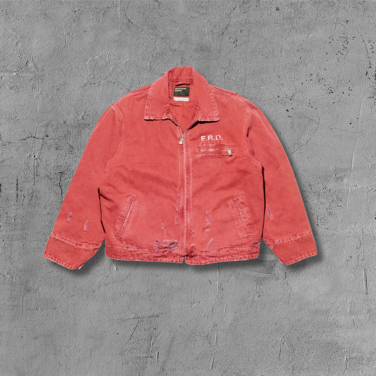 ER* Distressed Washed Red Work Jacket™
