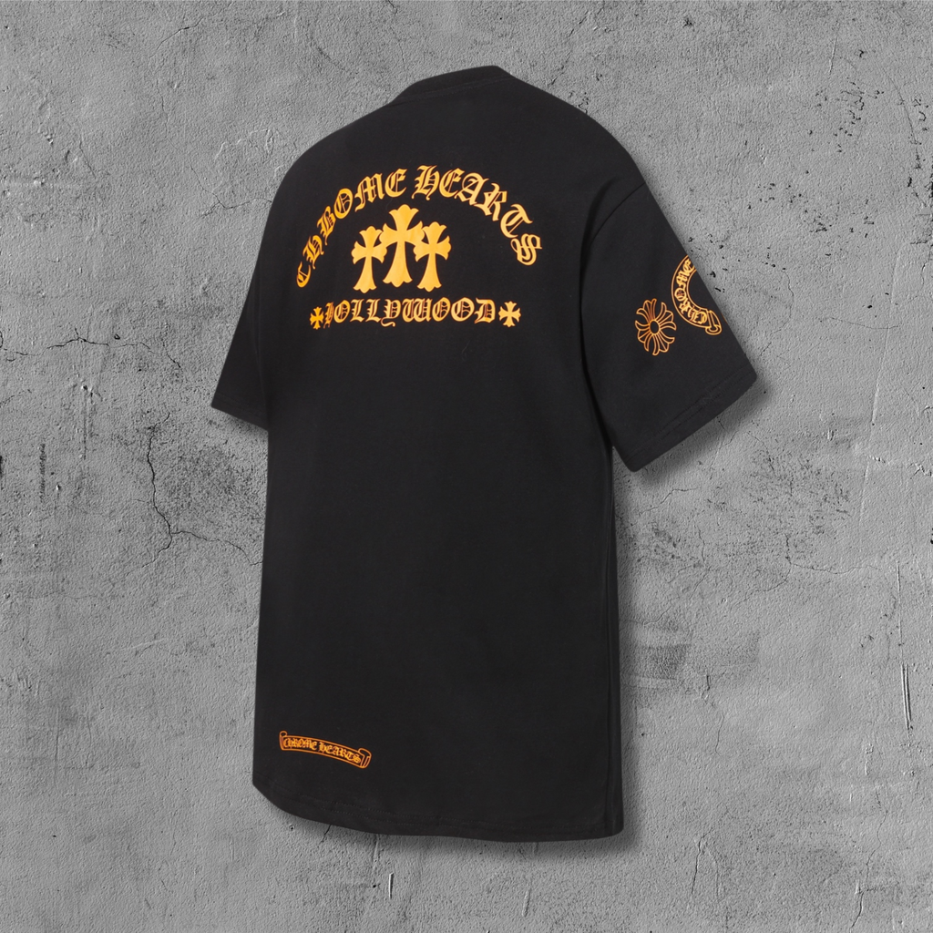Hollywood Cross Logo Pocket Black T-Shirt™