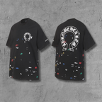 Paint Speck Horseshoe Black T-Shirt™