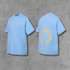 Yellow Horseshoe Light Blue T-Shirt™