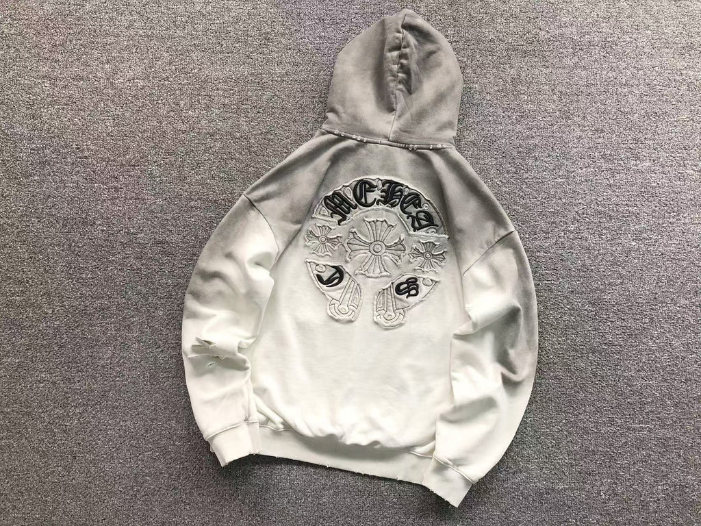 Faded Embroidered Horseshoe Hoodie™