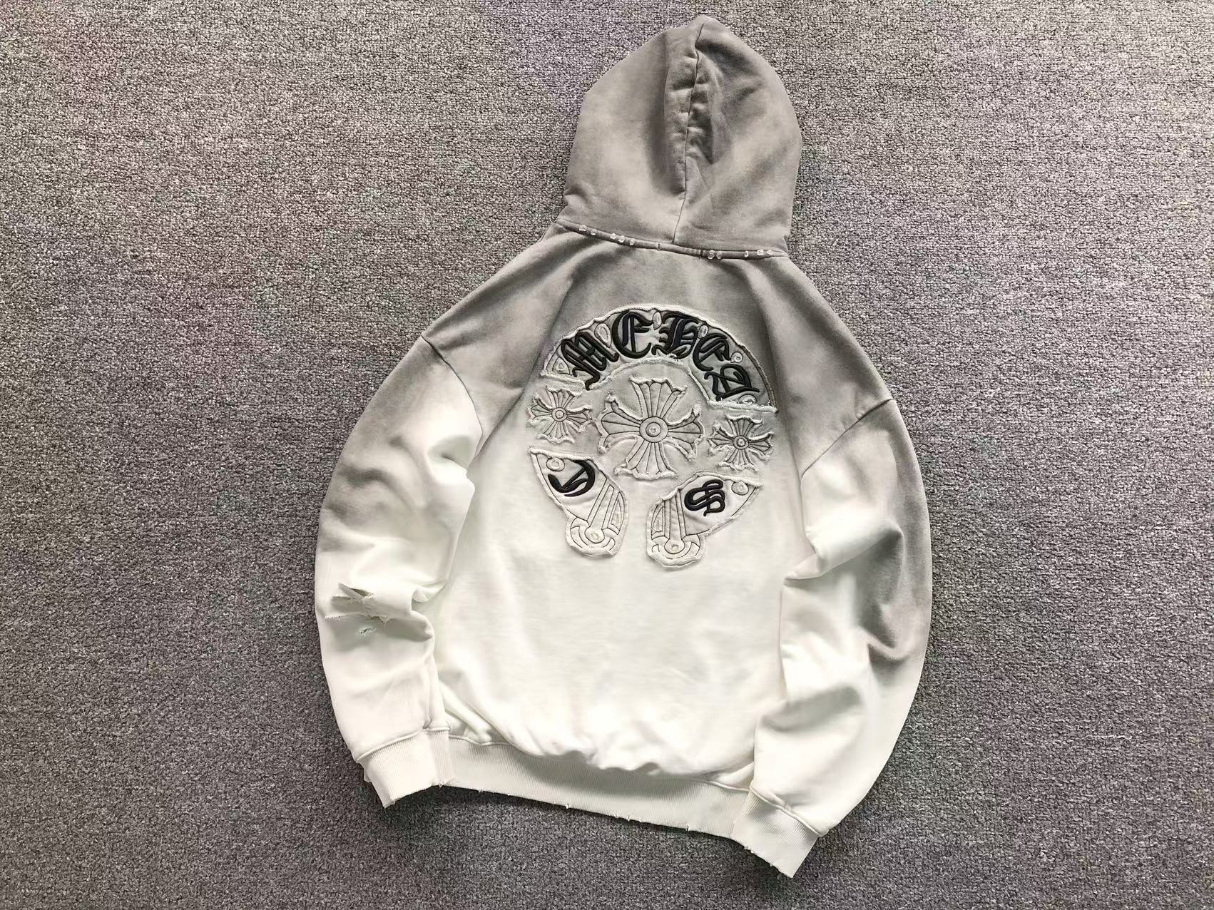 Faded Embroidered Horseshoe Hoodie™