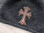 Metal Pin Cuffed Wool Beanie™