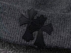 Double Leather Cross Wool Beanie™