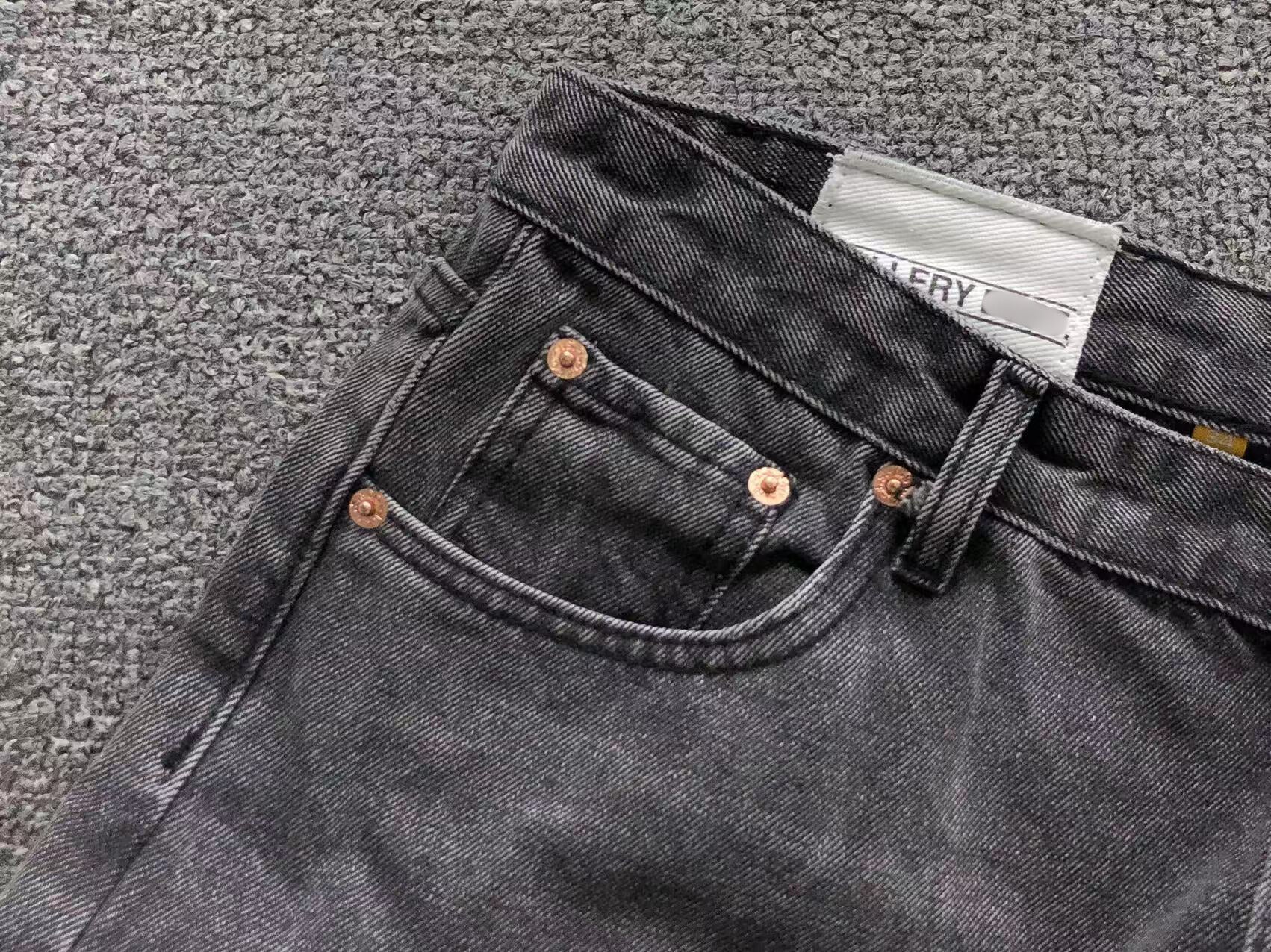 Black Cross Patch Two-Tone Grey Jeans™