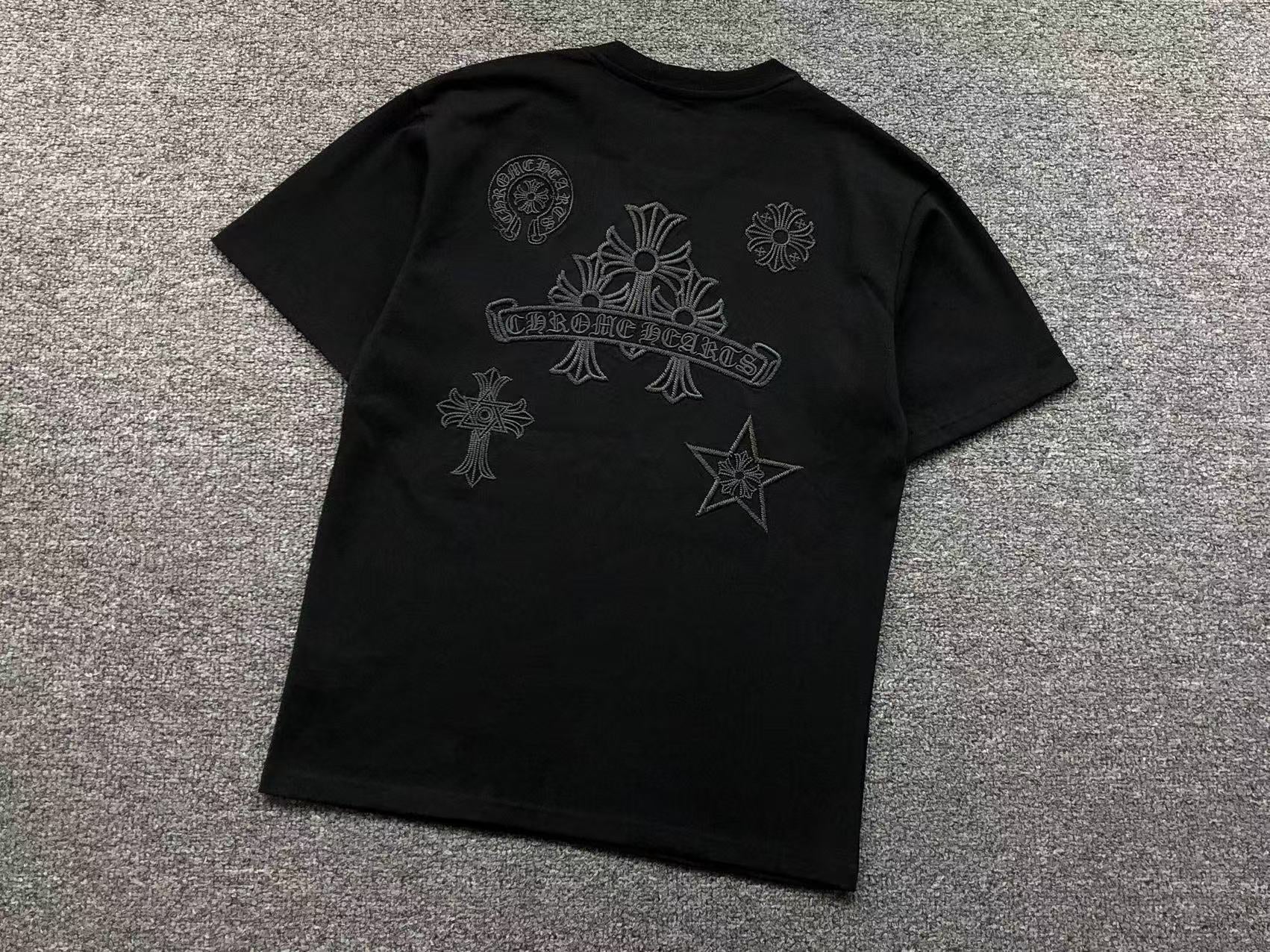 Triple Cross Typography Logo T-Shirt™