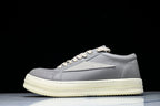 Vintage Low "Celadon Milk" Leather Sneakers
