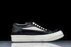 DRKSHDW Vintage Low Black Milk Leather Sneakers
