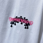 Pink Banner Logo White T-Shirt™