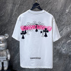 Pink Banner Logo White T-Shirt™