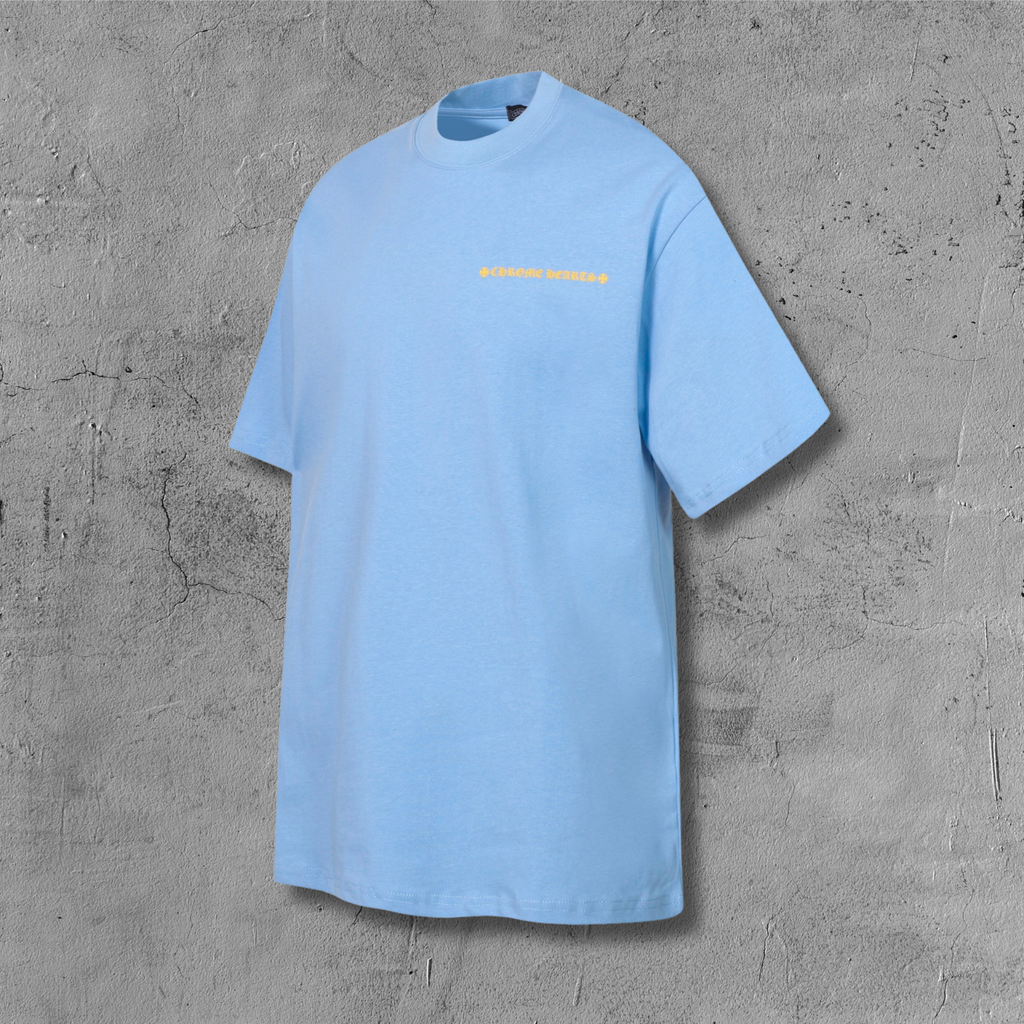 Yellow Horseshoe Light Blue T-Shirt™