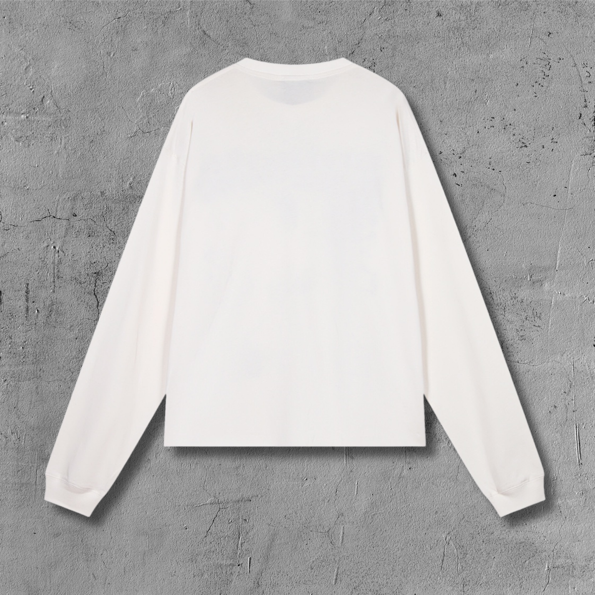 ER* Black Typography White Long Sleeve Shirt™