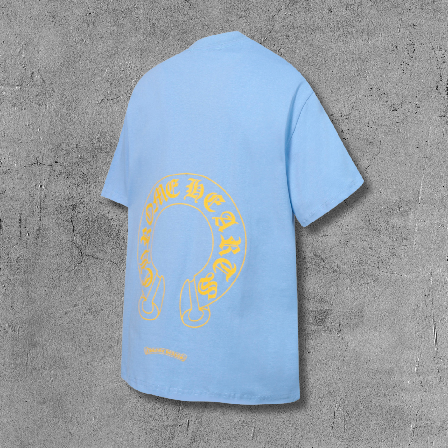 Yellow Horseshoe Light Blue T-Shirt™