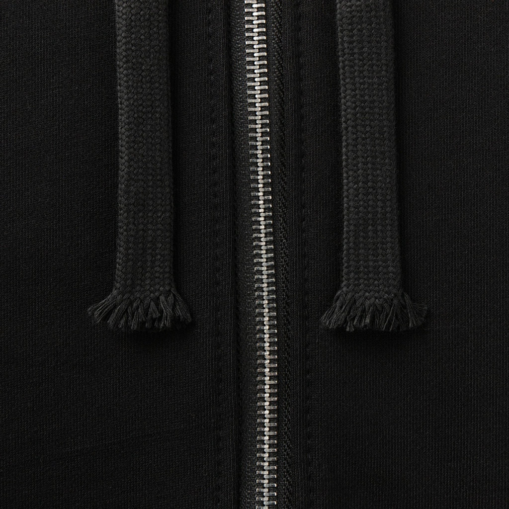 Multicross Typography Logo Black Full Zip Hoodie™