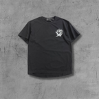 ER* Un Secret Blue Graphic Black T-Shirt™