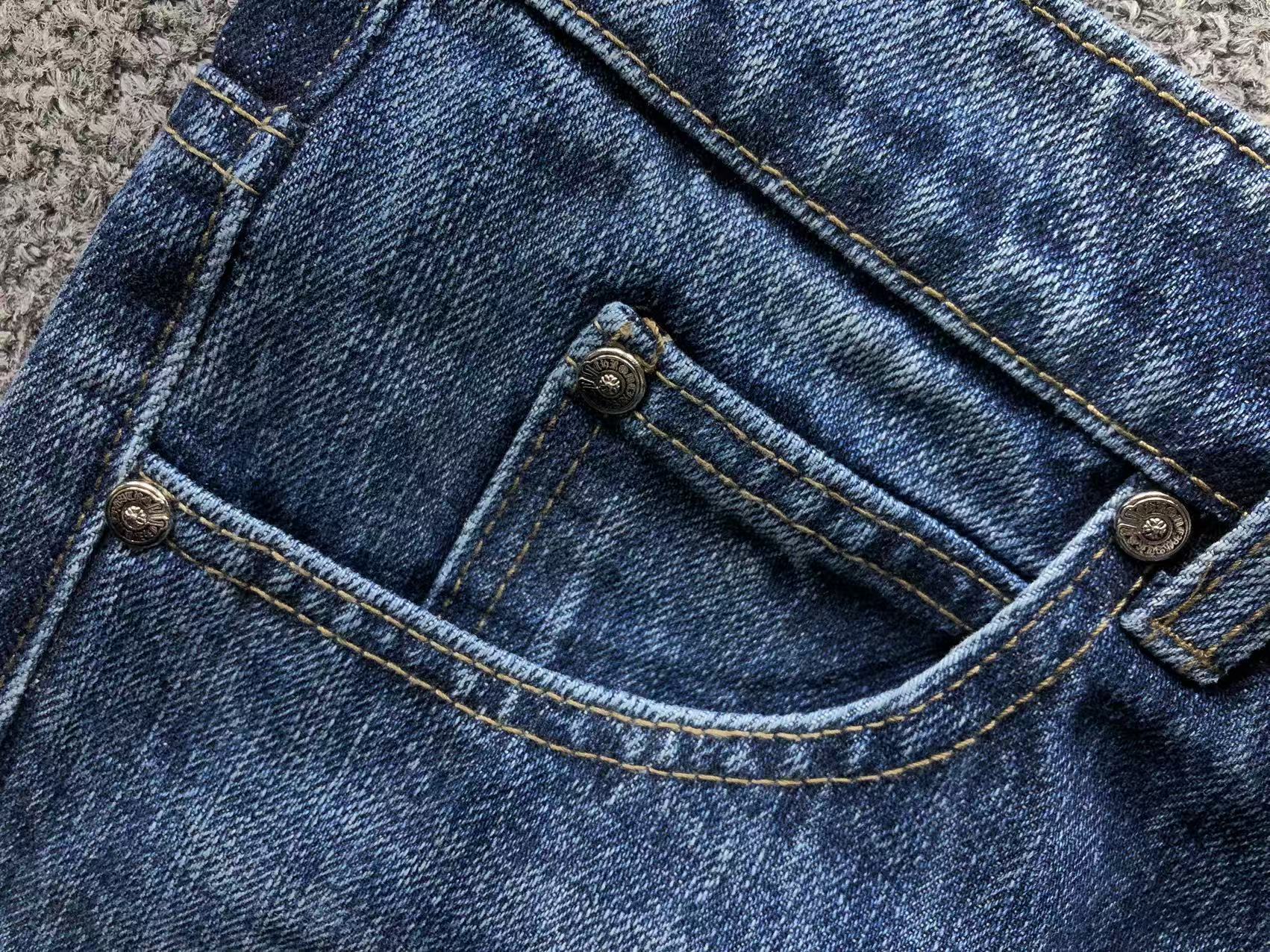 Black & White Cross Patch Denim Jeans™