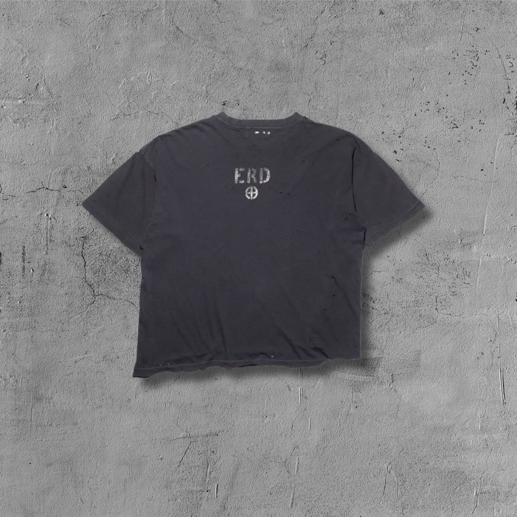 ER* Teenage Snuff Film Washed Black T-Shirt™