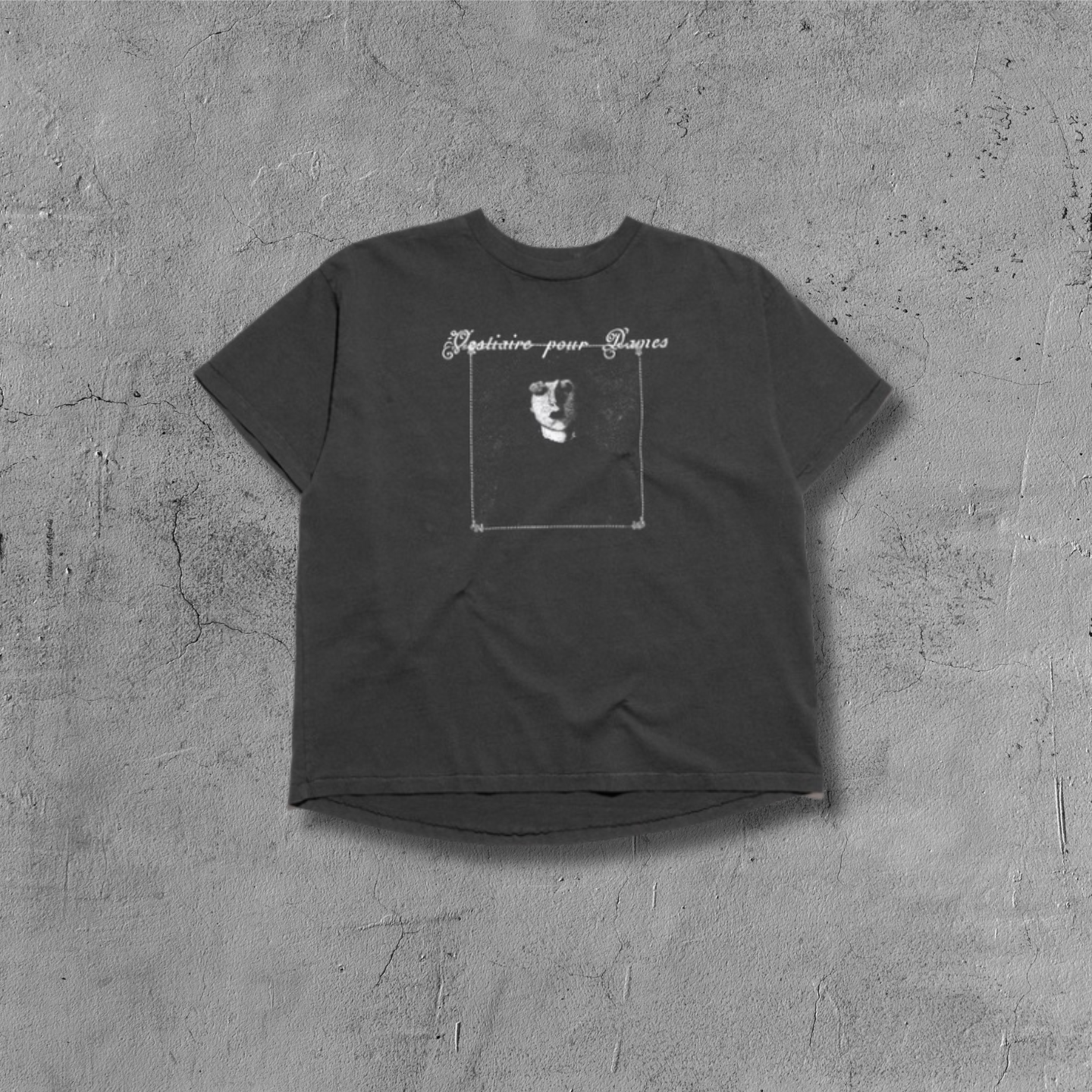 ER* Vestiaire Pour Dames Washed Black T-Shirt™