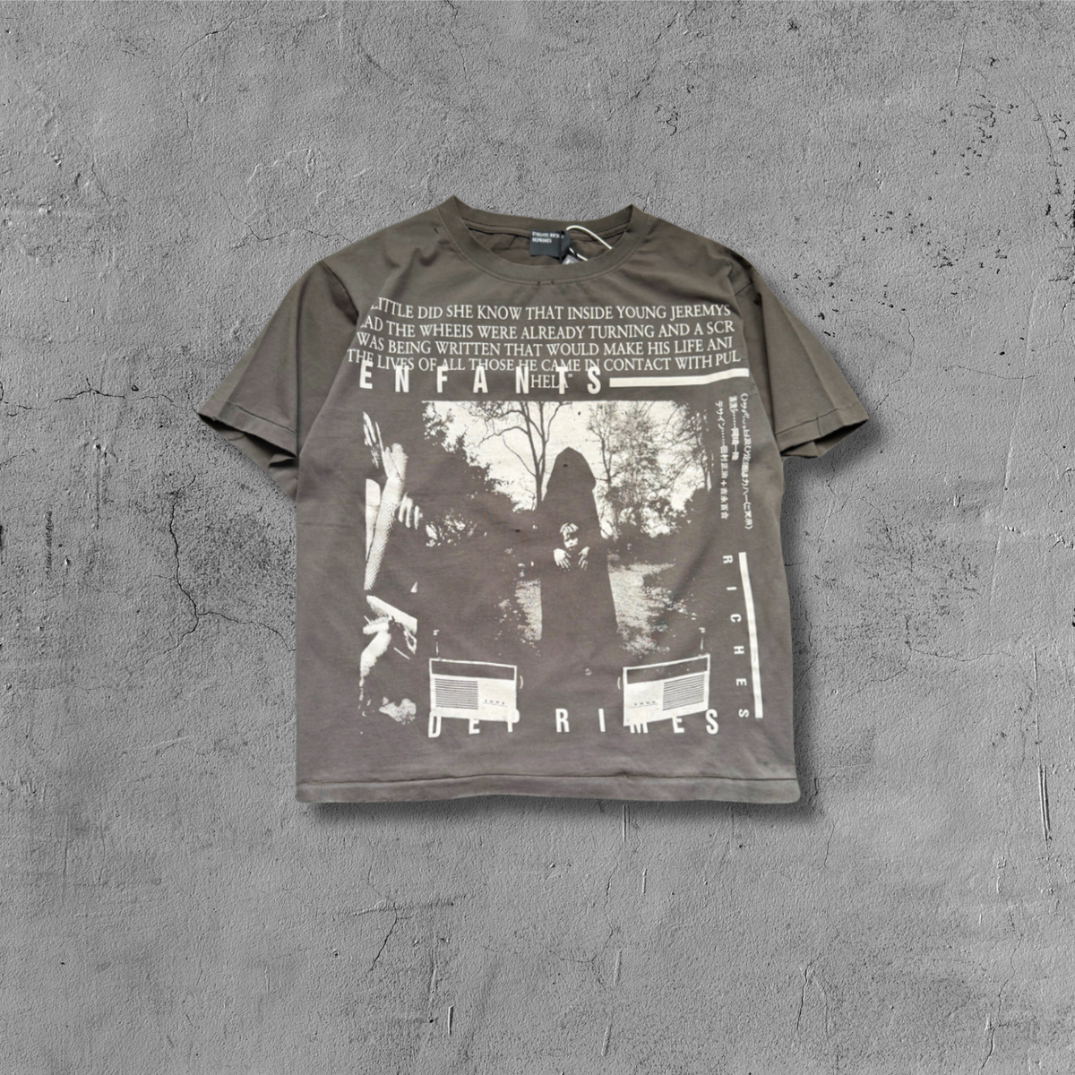 ER* Jeremy Letter Gray T-Shirt™