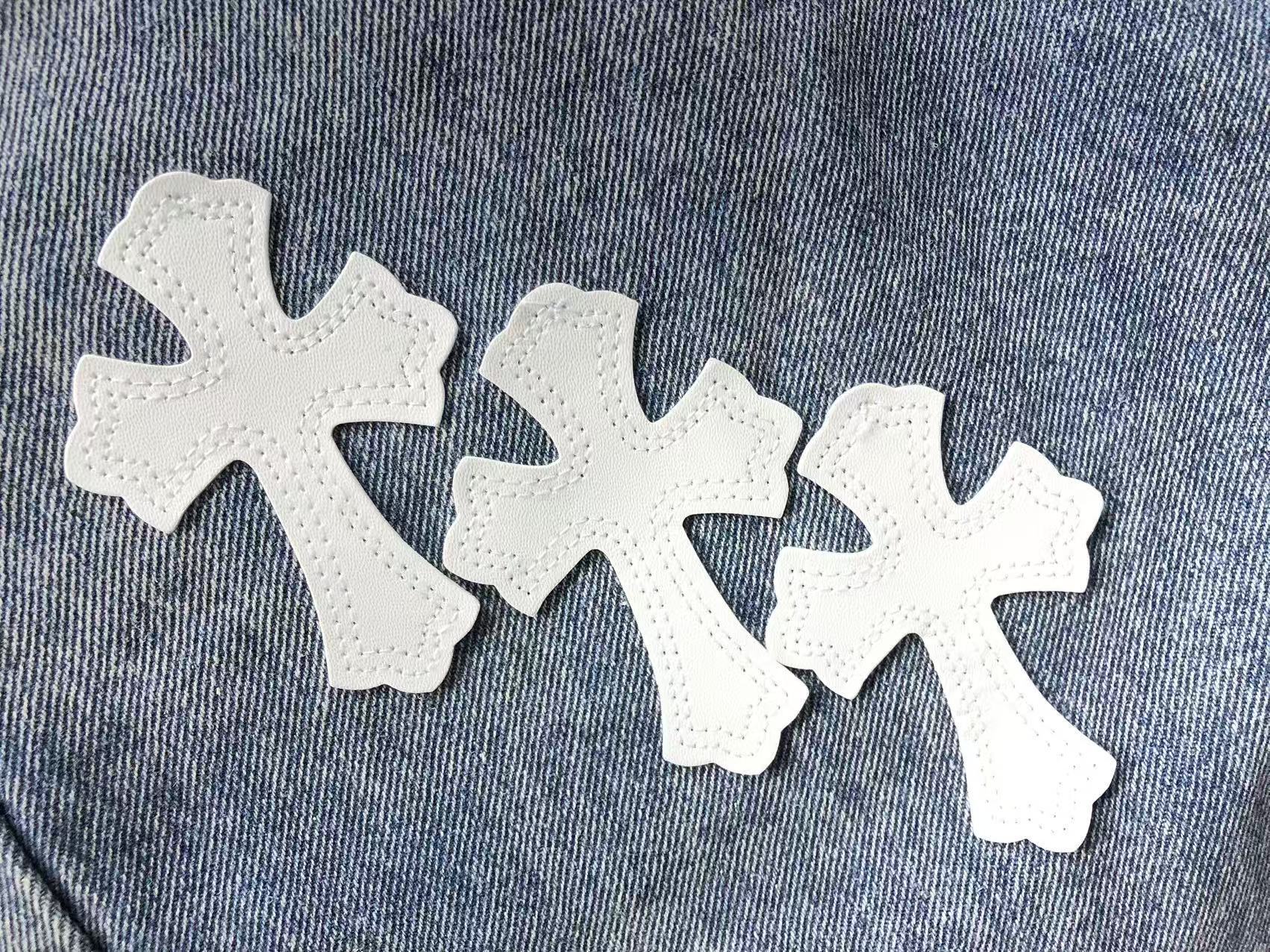 White Cross Patch Denim Jeans™