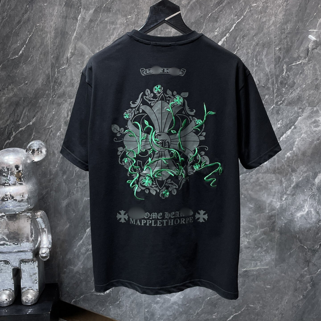 Mapplethorpe Cross Logo Black T-Shirt™
