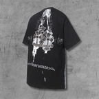 Painted Triple Cross Graphic Black T-Shirt™