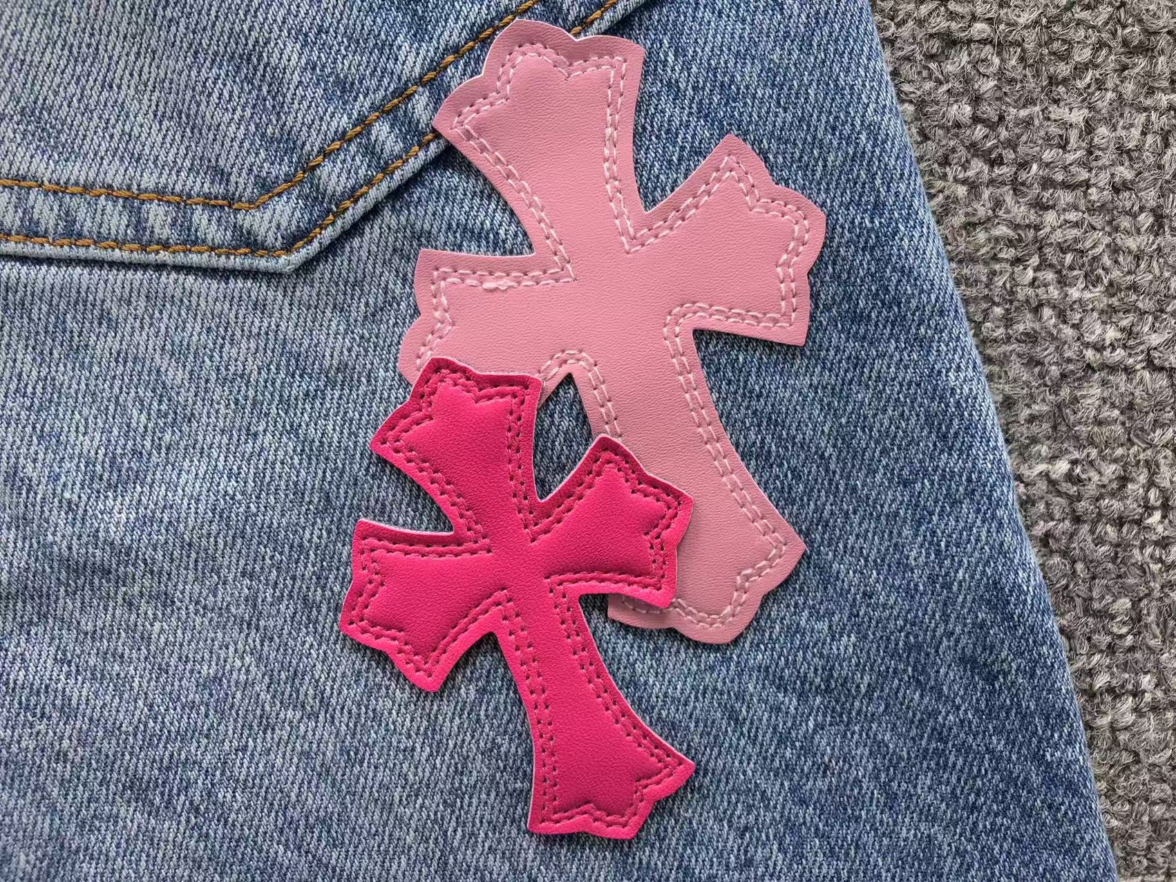 Pink Cross Patch Denim Jeans™
