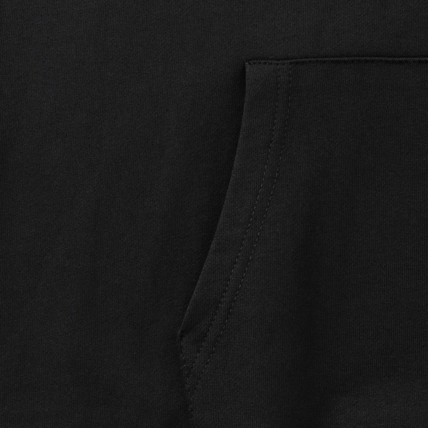 Leather Horse Shoe Logo Black Full Zip Hoodie™