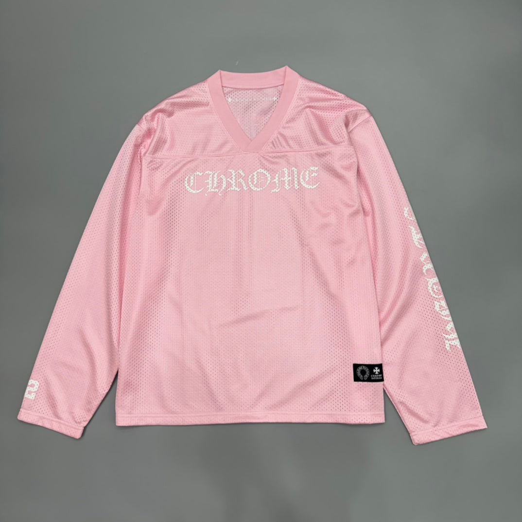 Pink Mesh Longsleeve Hockey Jersey™