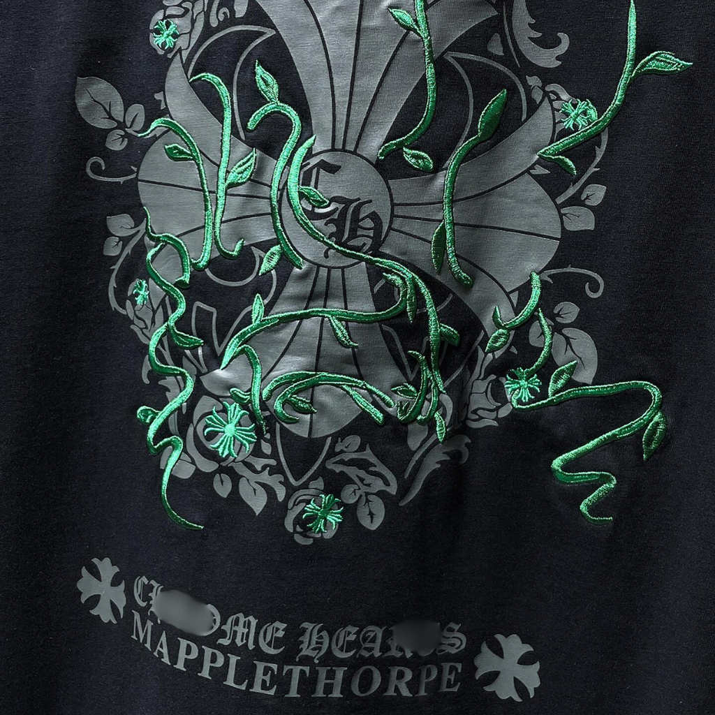 Mapplethorpe Cross Logo Black T-Shirt™