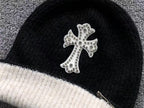 Metal Pin Cuffed Wool Beanie™