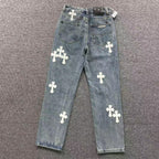 White Cross Patch Denim Jeans™