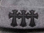 Triple Leather Cross Wool Beanie™