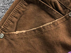 Blue & Pink Cross Patch Brown Carpenter Pants™