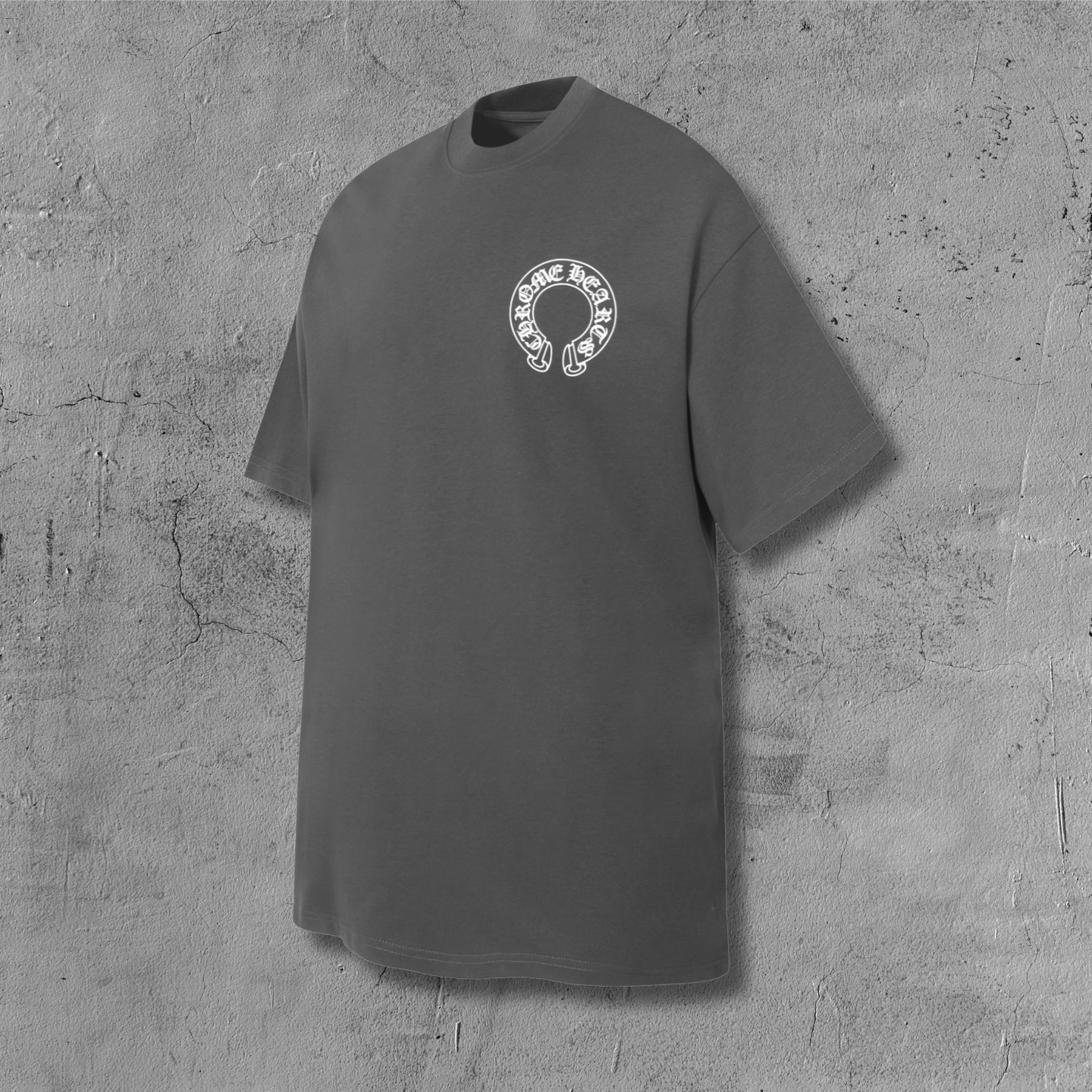 Typography Logo Grey T-Shirt™
