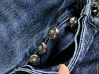 Black & White Cross Patch Denim Jeans™