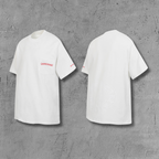 Red Pocket Logo White T-Shirt™