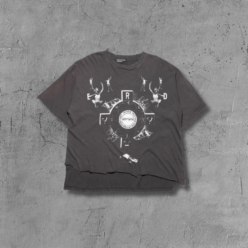 ER* Distressed Ballerina Black T-Shirt™