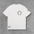 Ornate Double Cross Horseshoe White T-Shirt™