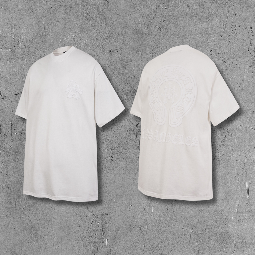 Triple Cross Horseshoe Los Angeles White T-Shirt™