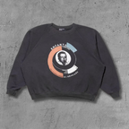 ER* Typography Portrait Washed Black Sweater™
