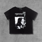 ER* Christiane Portrait Black T-Shirt™
