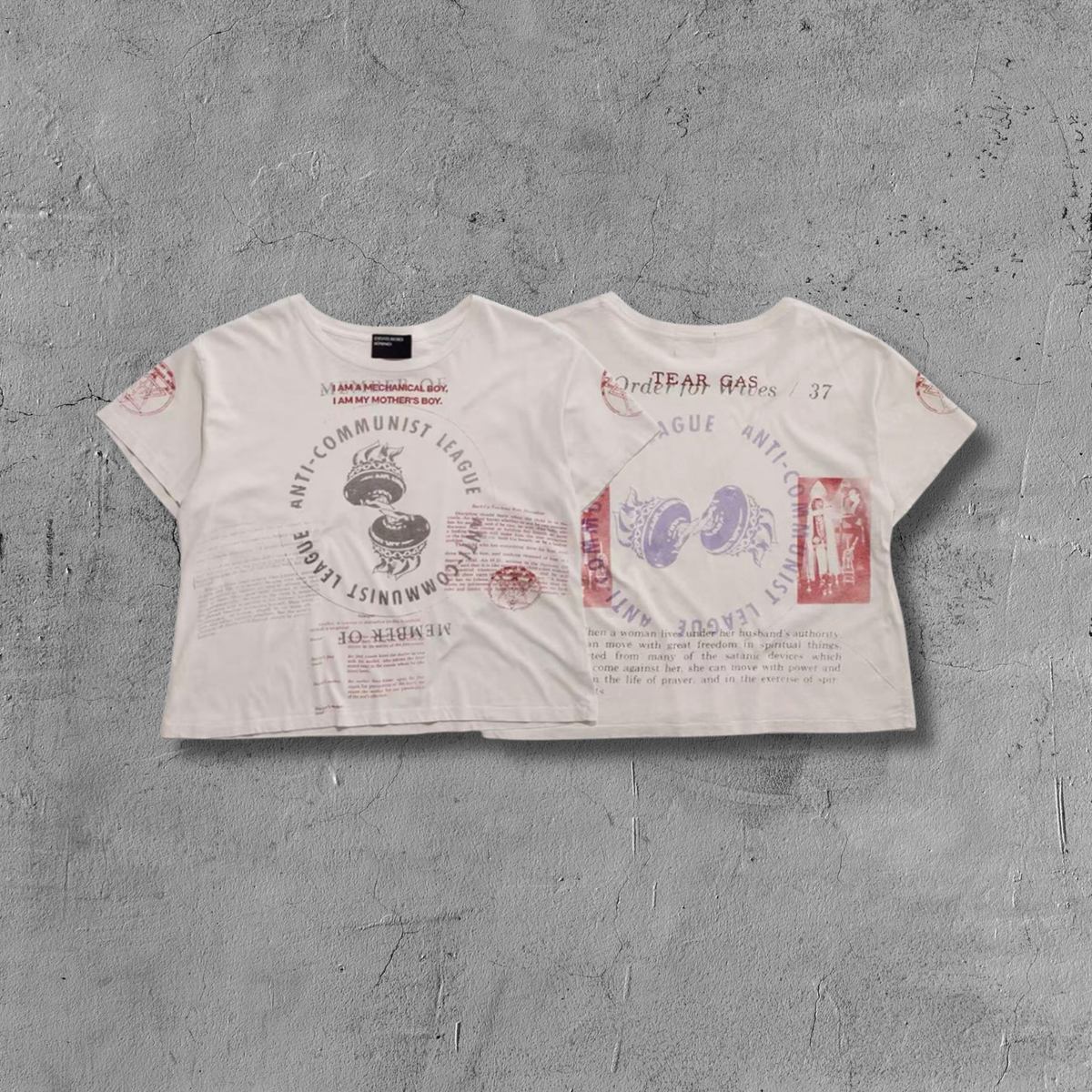 ER* Anti-Communist League White T-Shirt™